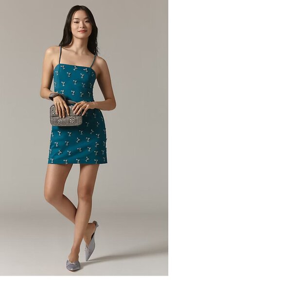 Anthropologie Dresses & Skirts - Anthropologie The Brynne 3D Spaghetti-Strap Dress by Maeve size 4 new